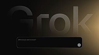 Esta imagen de la página web de xAI muestra un campo de búsqueda del chatbot de inteligencia artificial Grok el jueves 5 de mayo de 2025. 