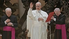 DATEI: Papst Leo XIV. trifft Vertreter der internationalen Medien in der Halle Paul VI. im Vatikan, 12. Mai 2025
