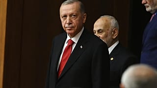 Cumhurbaşkanı Recep Tayyip Erdoğan Mayıs 2023'te parlamento oturumunda.