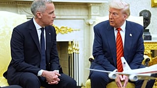 Mark Carney és Donald Trump a Fehér Házban tárgyal 2025 május elején.