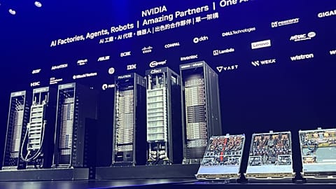 Nvidia's presentation at COMPUTEX in Taiwan.
