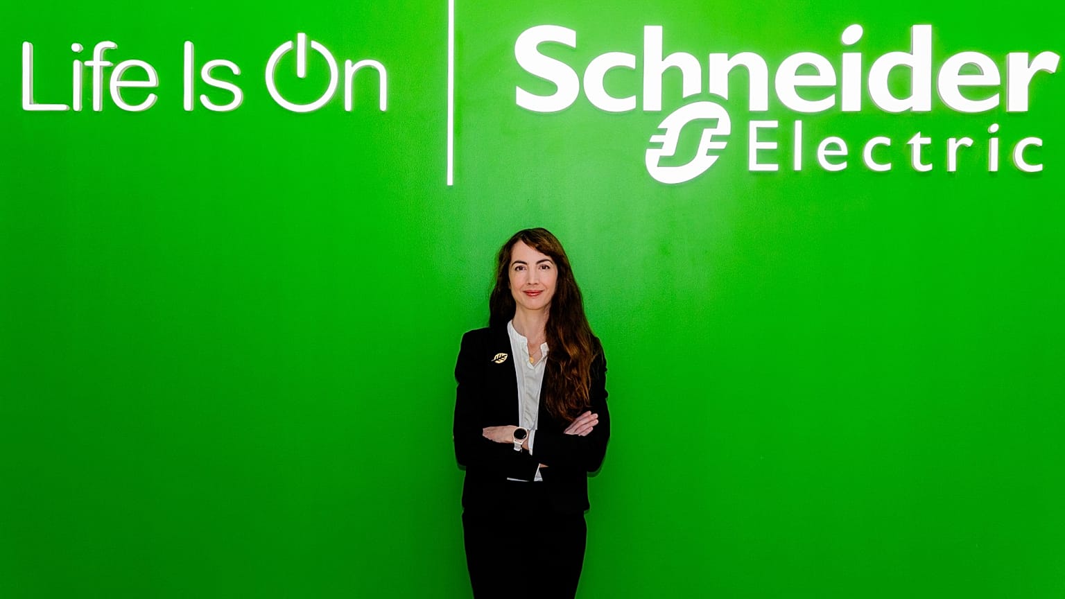 Schneider Electric's executive vice president of European Operations, Gwenaelle Avice Huet. 