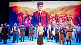 İstanbul'daki 19 Mayıs kutlamalarından bir kare.