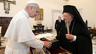 Ο ΠΑΠΑΣ ΚΑΙ Ο ΠΑΤΡΙΑΡΧΗΣ ΚΑΤΑ ΤΗΝ ΚΑΤ' ΙΔΙΑΝ ΣΥΝΑΝΤΗΣΗ ΤΟΥΣ