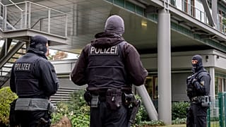 FILE: German police officers in Frankfurt, 7 October 2020