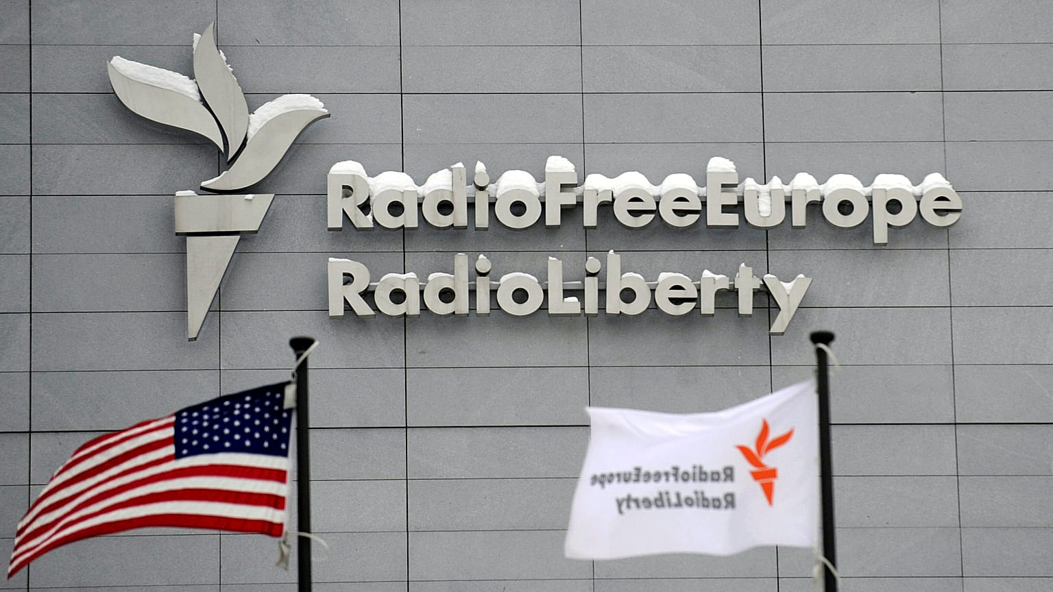 Radio Free Europe/Radio Liberty'nin (RFE/RL) Prag'daki genel merkezi, 15 Ocak 2010