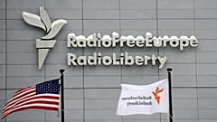Le siège de Radio Free Europe/Radio Liberty (RFE/RL) à Prague, 15 janvier 2010
