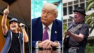 Eddie Vedder ve Neil Young Trump saldırıları karşısında Bruce Springsteen'e destek verdi 