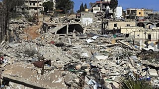مشاهد الدمار في جنوب لبنان