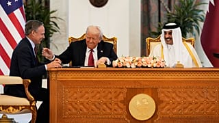 El presidente Donald Trump durante su reciente gira por Oriente Medio.