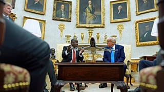 ABD Başkanı Donald Trump, Beyaz Saray’ın Oval Ofisi’nde Güney Afrika Cumhurbaşkanı Cyril Ramaphosa ile bir araya geldi, 21 Mayıs 2025