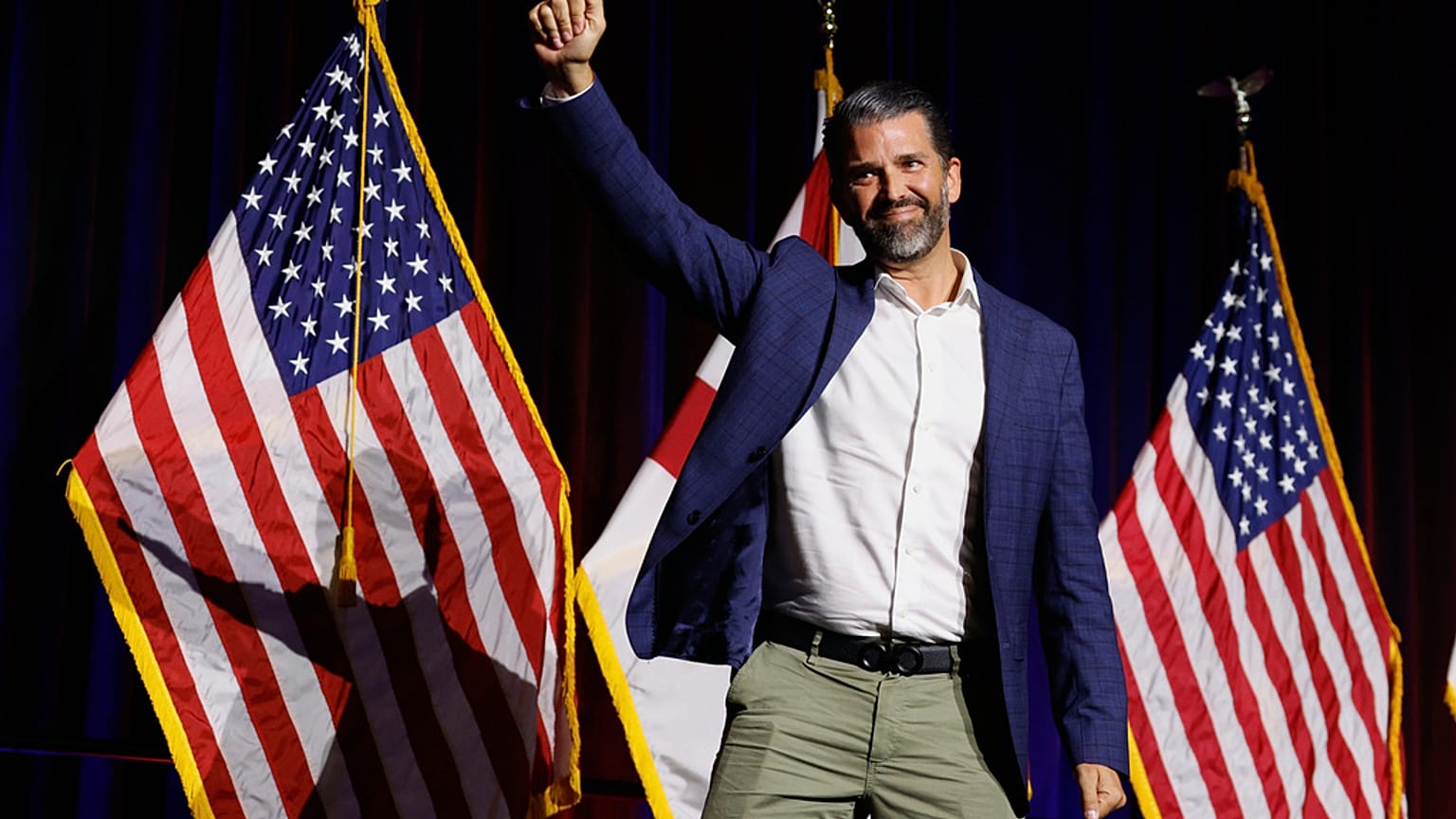 Donald Trump Jr. 2025 április 3., Birmingham, Alabama