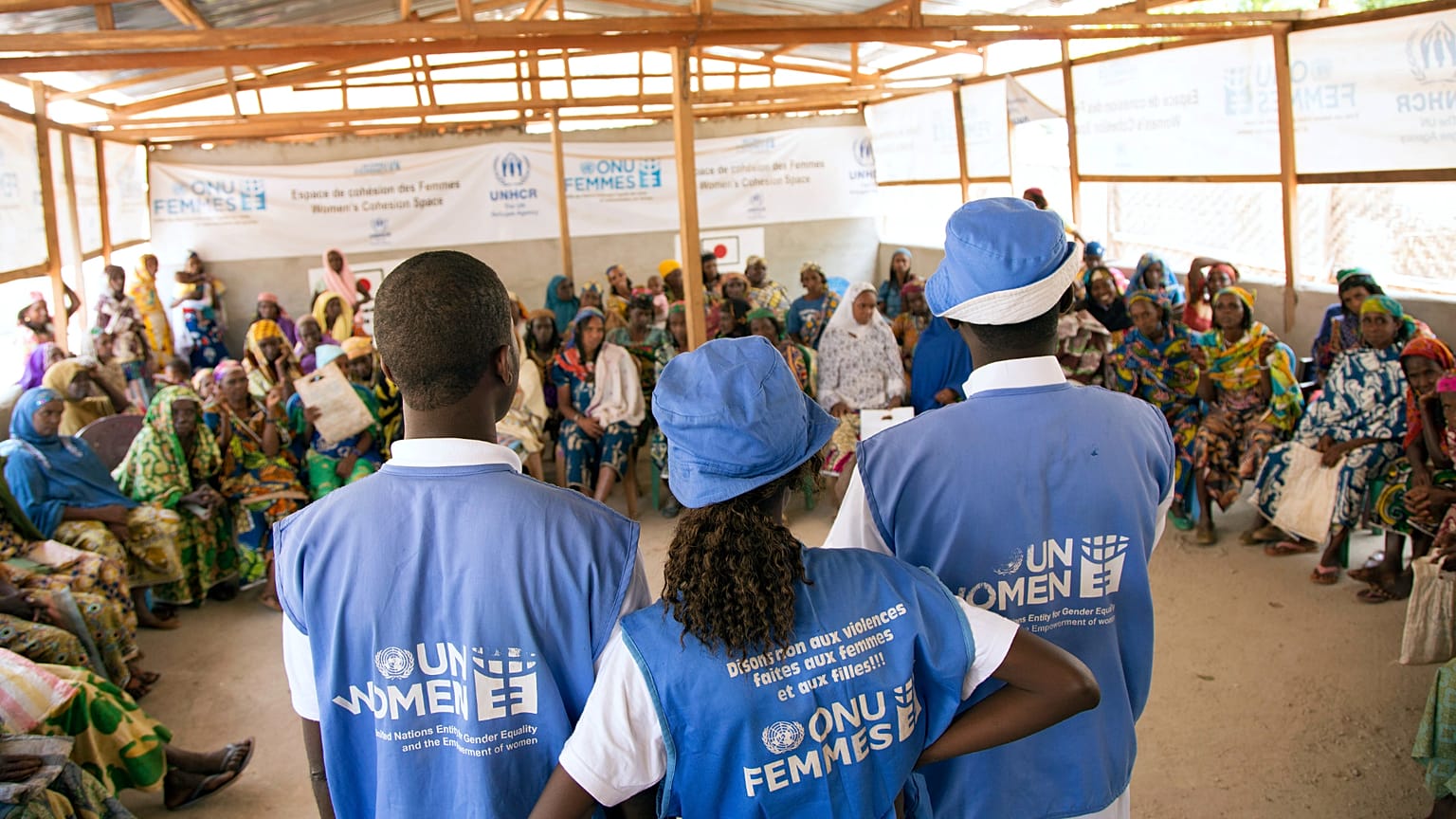 Az UN Women Kamerun három régió hét menekülttáborában támogatja a kiszolgáltatott nőket és az erőszak túlélőit.