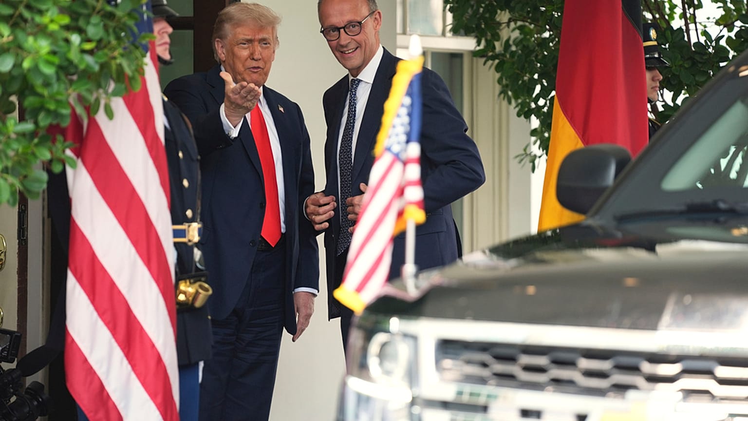Bundeskanzler Friedrich Merz bei Donald Trump im Weißen Haus
