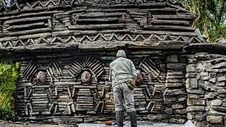 Una de las 100 estructuras chachapoya descubiertas