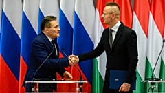 Alekszej Lihacsov Roszatom-vezér és Szijjártó Péter külügyminiszter