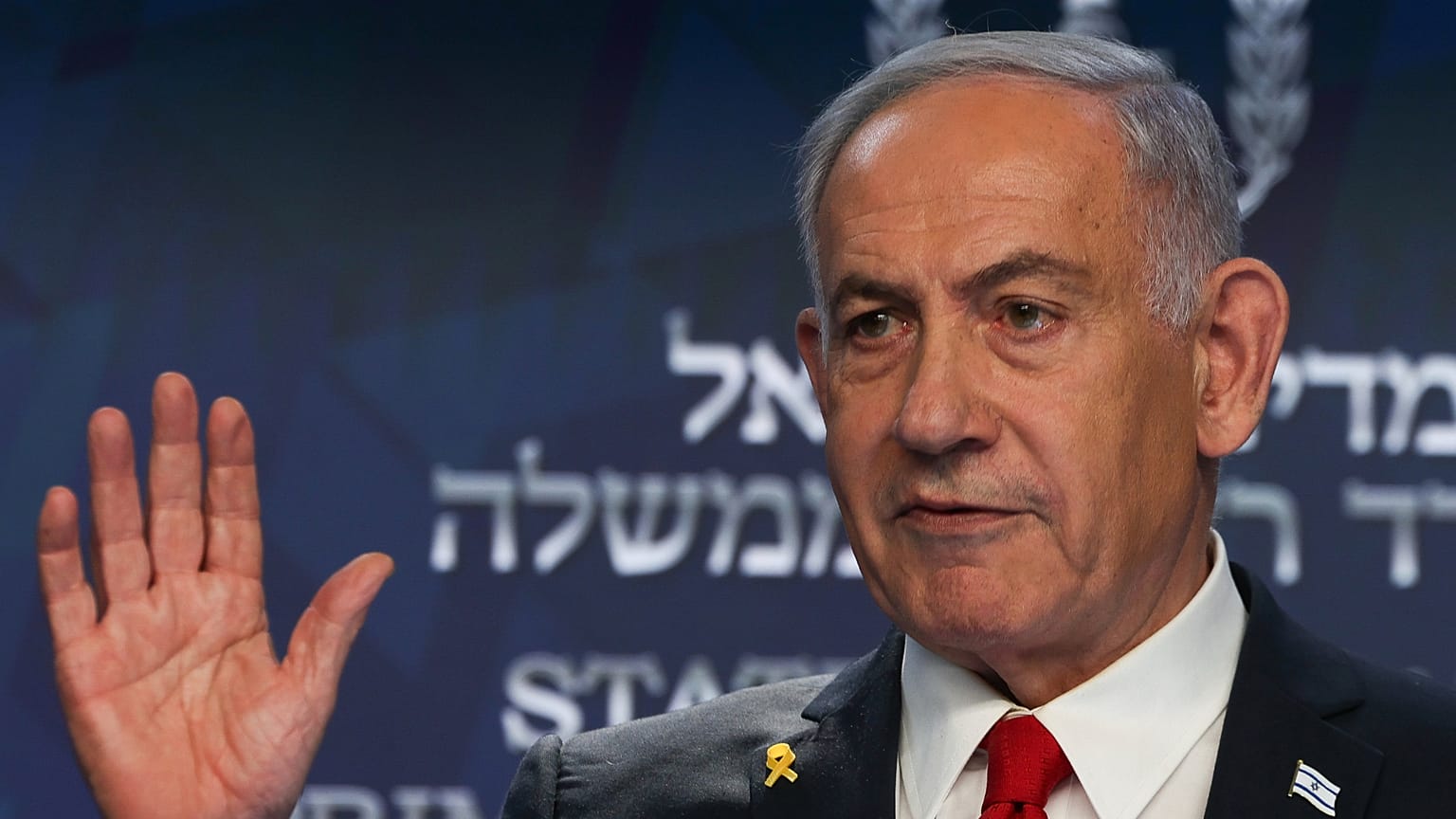 İsrail Başbakanı Benjamin Netanyahu Kudüs'te düzenlediği basın toplantısında konuşuyor, 21 Mayıs, 2025