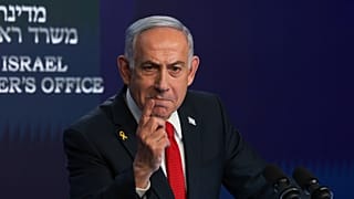 Israeli Prime Minister Benjamin Netanyahu speaks during a press conference in Jerusalem, 21 May, 2025