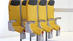 Aviainteriors'ın 'Skyrider' koltuk tasarımının nasıl görünebileceğine dair modeli