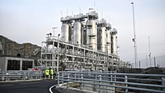 Las instalaciones de captura y almacenamiento de carbono Northern Lights en Bergen (Noruega), 16 de diciembre de 2024.
