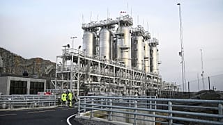 Northern Lights Carbon Capture and Storage facilities in Bergen, Norway, 16 December 2024.