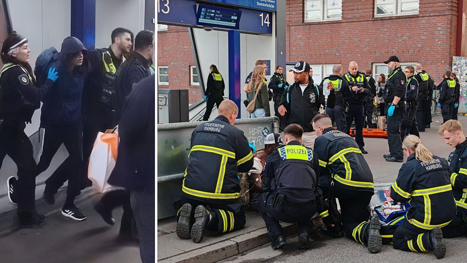 Az elkövető elfogása - életmentő művelet Hamburgban
