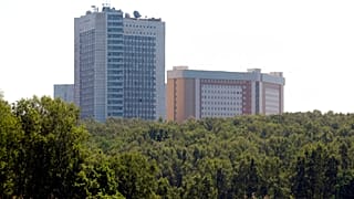 Archivfoto. Zentrale des russischen Auslandsgeheimdienstes (SVR) am Stadtrand von Moskau. 29. Juni 2010