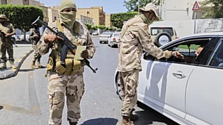 قوات الأمن التابعة لحكومة الوحدة الوطنية في العاصمة الليبية طرابلس