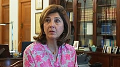 Η προσωπική απεσταλμένη του Γενικού Γραμματέα των Ηνωμένων Εθνών, Μαρία Άνχελα Ολγκίν