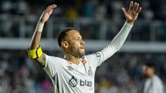 نيمار، لاعب البرازيل، في مدينة سانتوس بالبرازيل، يوم الأربعاء، 5 فبراير 2025. 