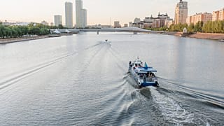 The Ishim River runs through the centre of Kazakhstan's capital city Astana, dividing it into left and right banks.