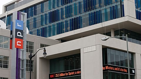 The headquarters for National Public Radio (NPR) is seen in Washington, 15 April, 2013