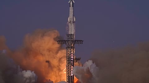 (ARCHIVO) Prueba de Starship de Space X