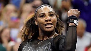 Serena Williams durante un partido en 2022.