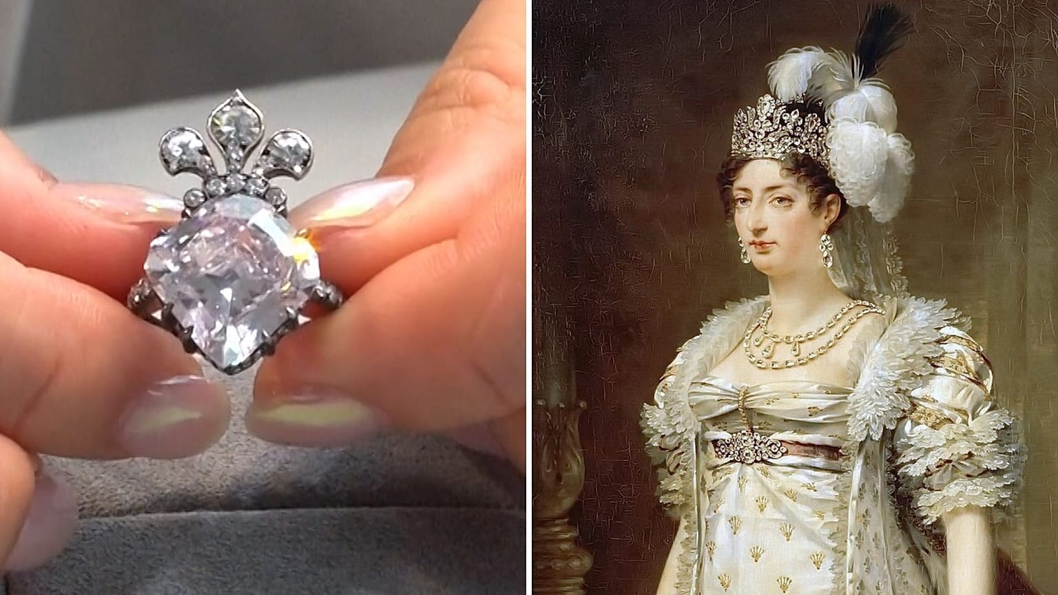 Pink Diamond with royal Ttes to Marie Antoinette’s daughter heads to auction