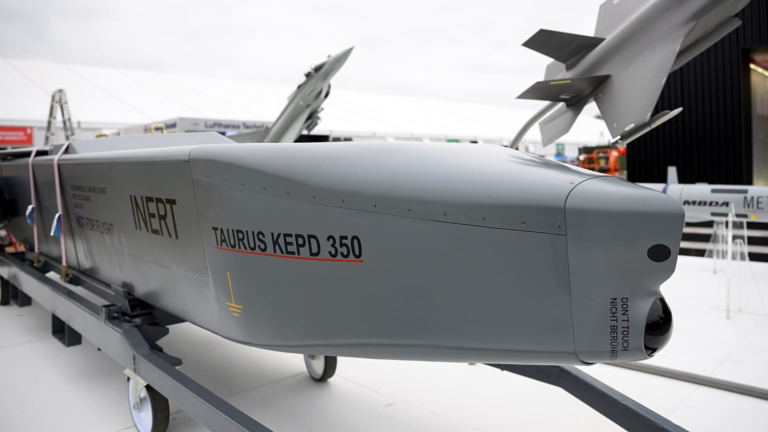 Ukrayna'nın artık Rusya'ya karşı kullanmasına izin verilecek olan Taurus KEPD-350 seyir füzesi.