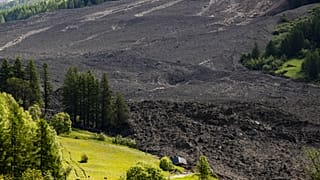 Сход лавины Берч на Блаттен, Швейцария, среда, 28 мая 2025 г.