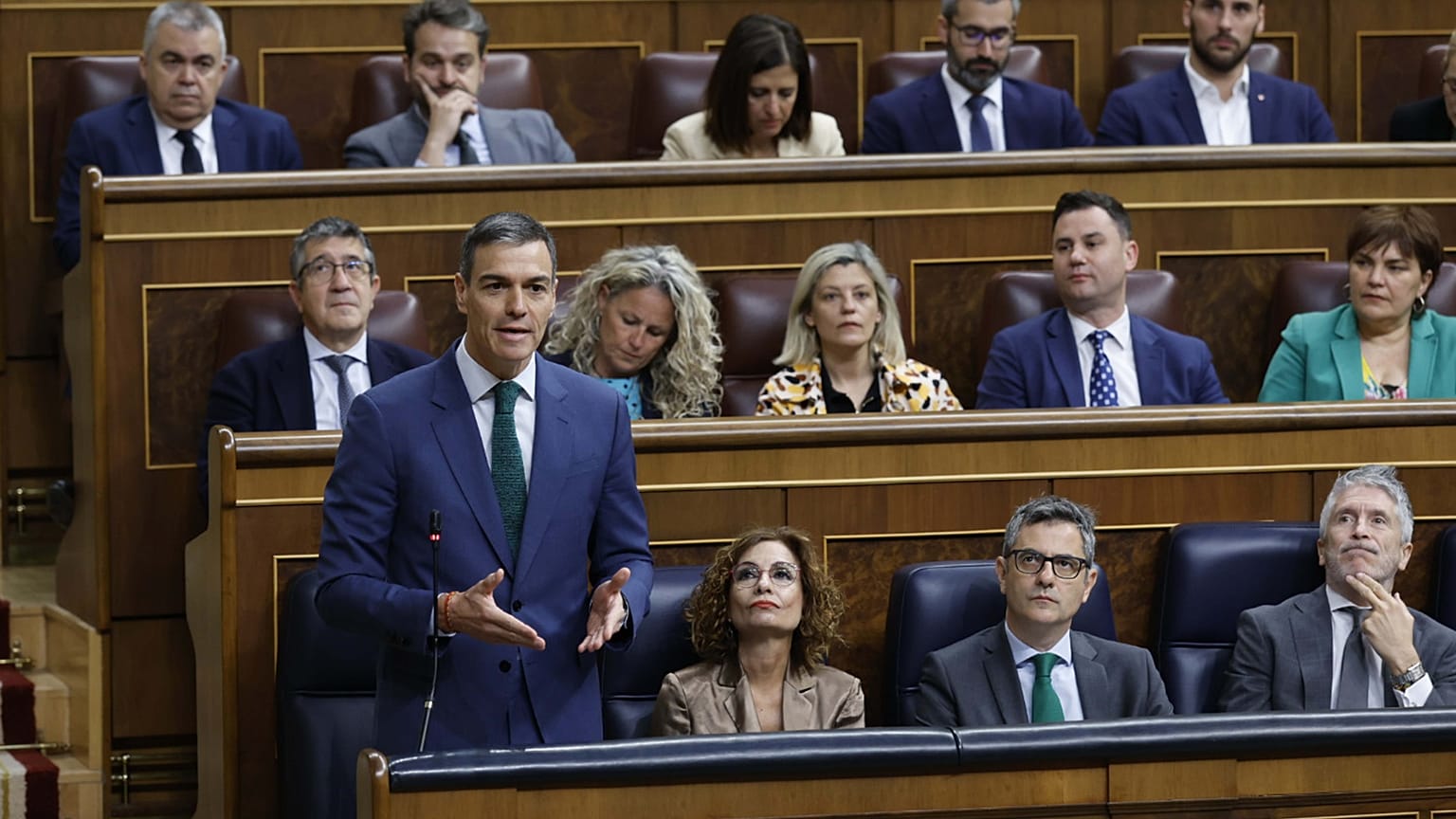 Archivo: Sánchez, en una comparecencia parlamentaria.