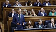 Archivo: Sánchez, en una comparecencia parlamentaria.