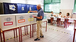 Seggio elettorale, immagine d'archivio