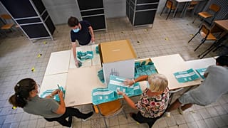 seggio elettorale, immagine d'archivio