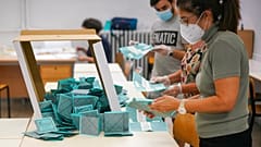 seggio elettorale, immagine d'archivio