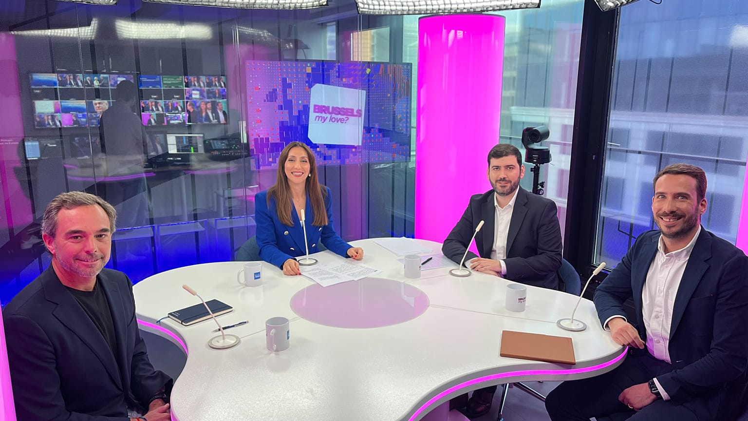 Mariana Correa com Ricardo Borges de Castro, Joao Albuquerque e Vasco Pereira da Silva