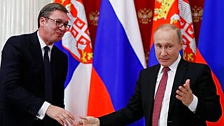 Aleksandar Vučić és Vlagyimir Putyin