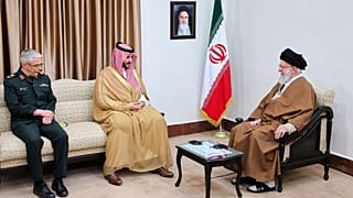 دیدار وزیر دفاع عربستان با علی خامنه‌ای