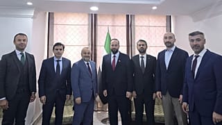 Ziyaretin görüntüleri sosyal medya platformu X'ten paylaşıldı.
