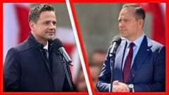 Karol Nawrocki és Rafał Trzaskowski