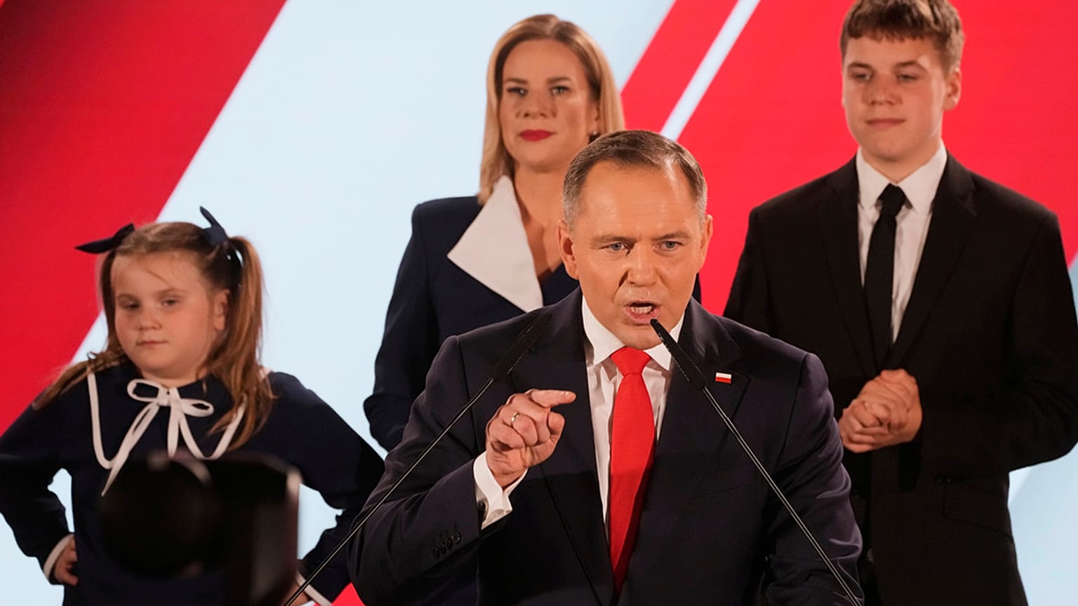 Karol Nawrocki z rodziną