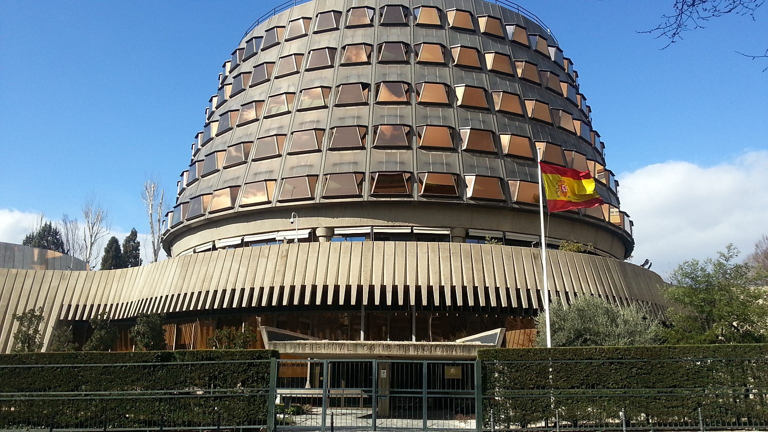 Exteriores del Tribunal Constitucional en Madrid en 2013.