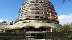 Exteriores del Tribunal Constitucional en Madrid en 2013.